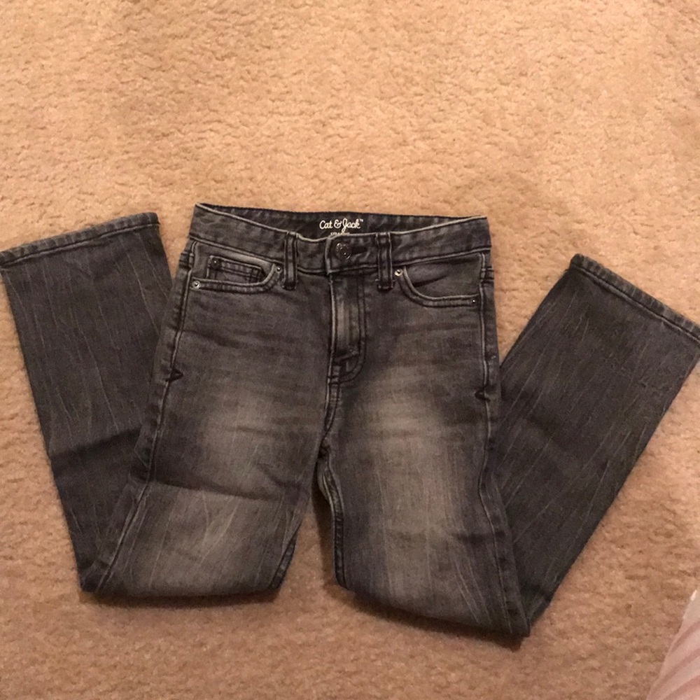 Grayish kids jeans